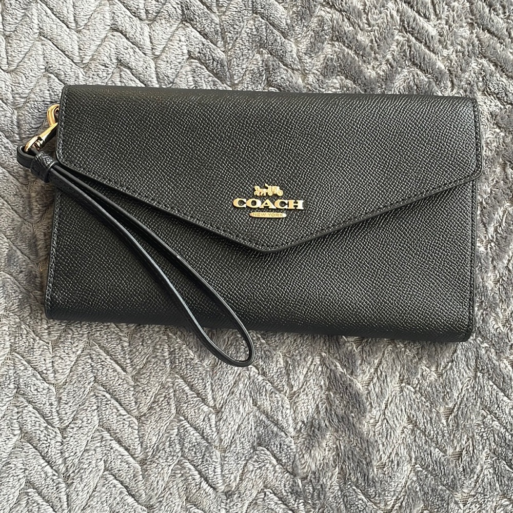 Coach long Travel Envelope Wallet.